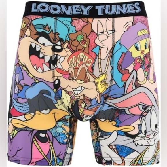MENS CARTOON LICENSED BOXERS NEW SIZE XL TOM & JERRY / LOONEY TUNES / RICK MORTY - Picture 1 of 10